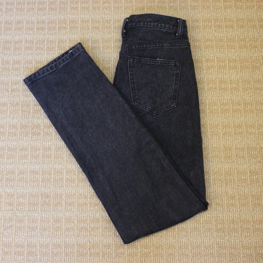 Harlow High Rise Straight Leg Black Jeans, Very Good Condition